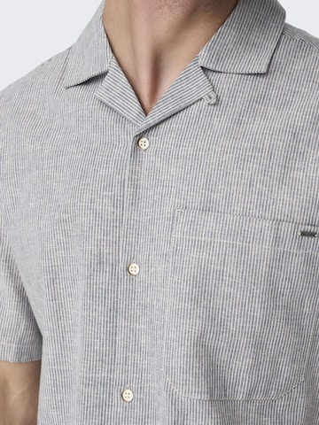 Only & Sons - Ajuste confortable Camisa en azul