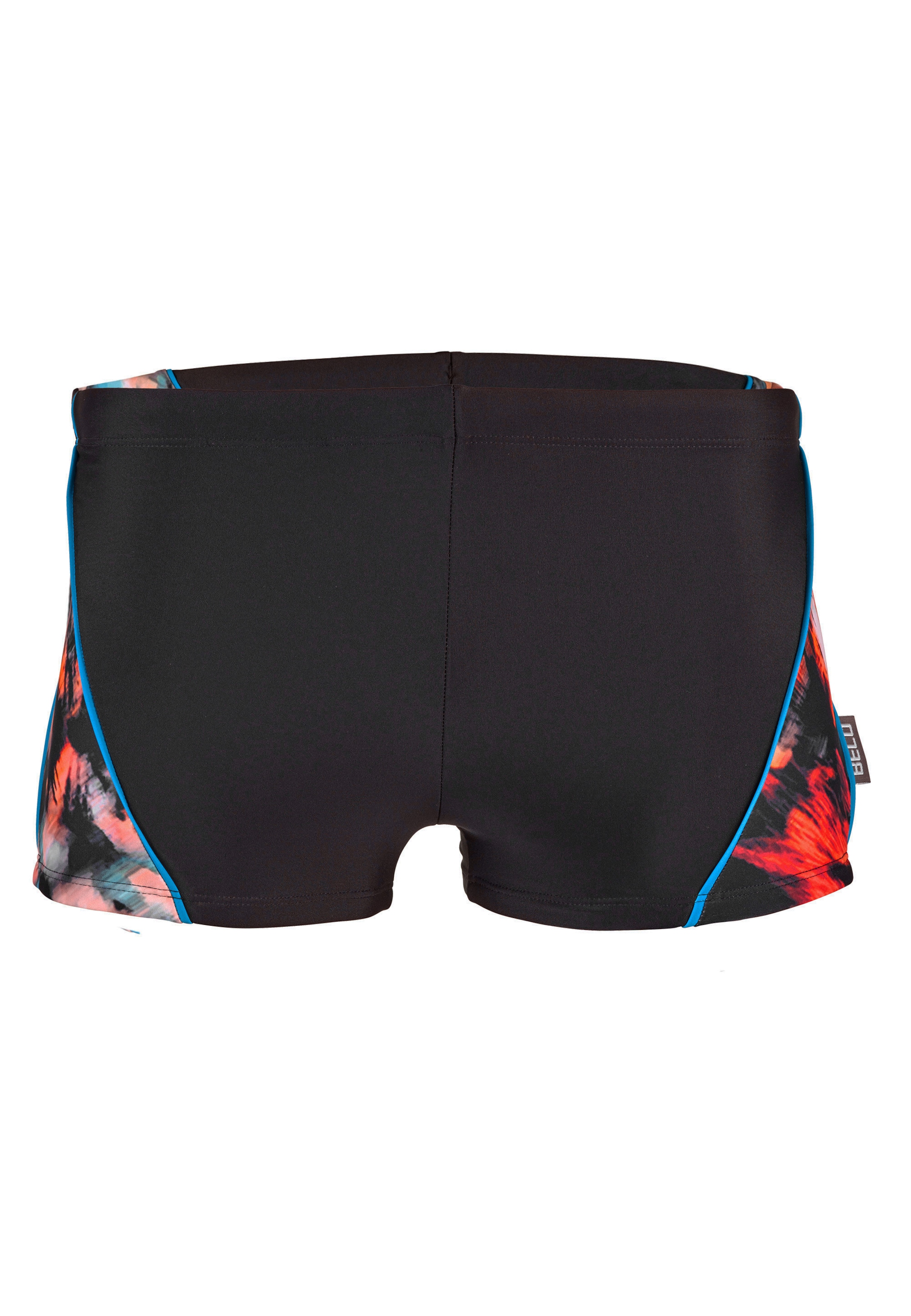 BECO the world of aquasports Badehose 'FEATHERS' in Schwarz: Vorderseite