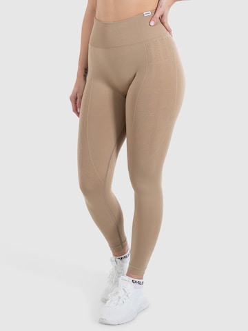 Coupe slim Leggings ' Layne ' Smilodox en marron