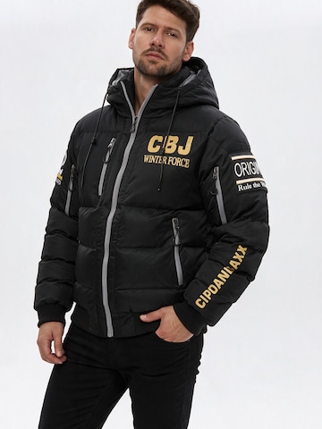 CIPO & BAXX Winterjacke Steppjacke CM233 in Schwarz