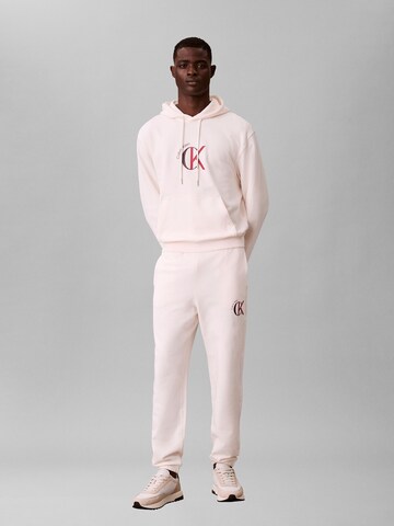 Sweat-shirt Calvin Klein Jeans en blanc
