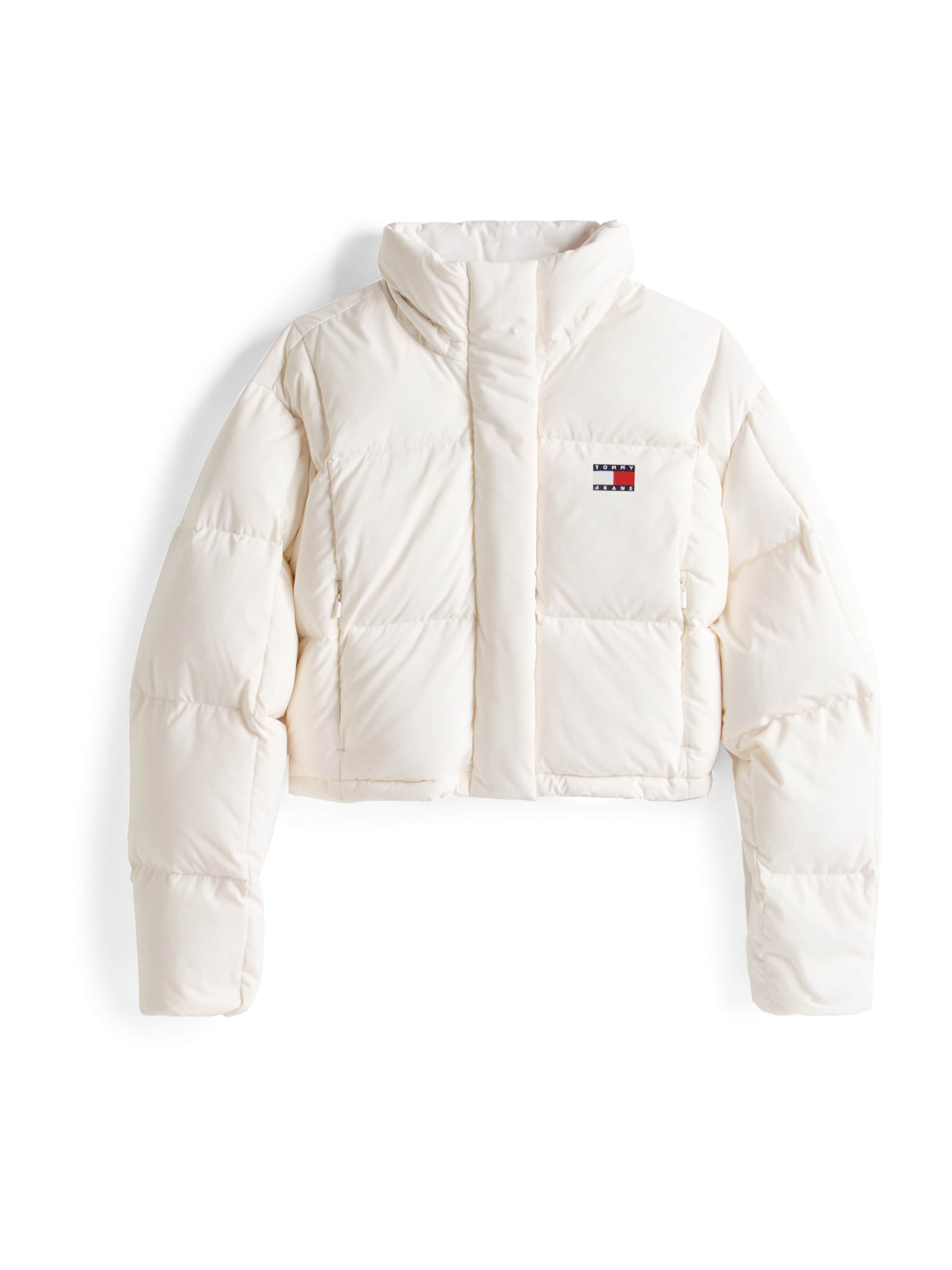 Tommy Jeans Χειμερινό μπουφάν 'ALASKA' σε λευκό: μπροστά