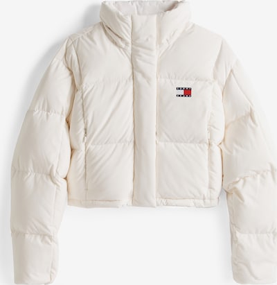 Žieminė striukė 'ALASKA' iš Tommy Jeans, spalva – tamsiai mėlyna / raudona / balta / natūrali balta, Prekių apžvalga