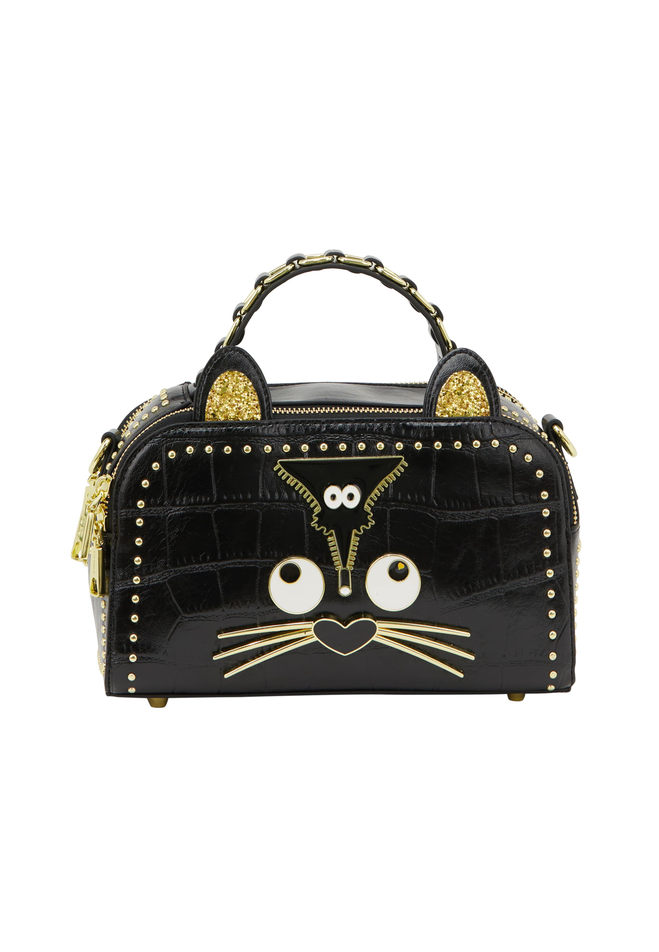 MYMO Käekott 'Pop Eyetheme', värv must: eest vaates