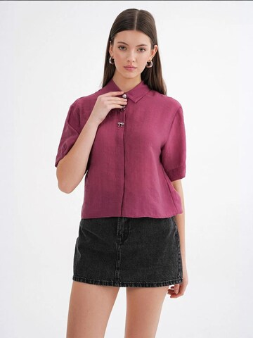 Camicia da donna di MixRay in lilla