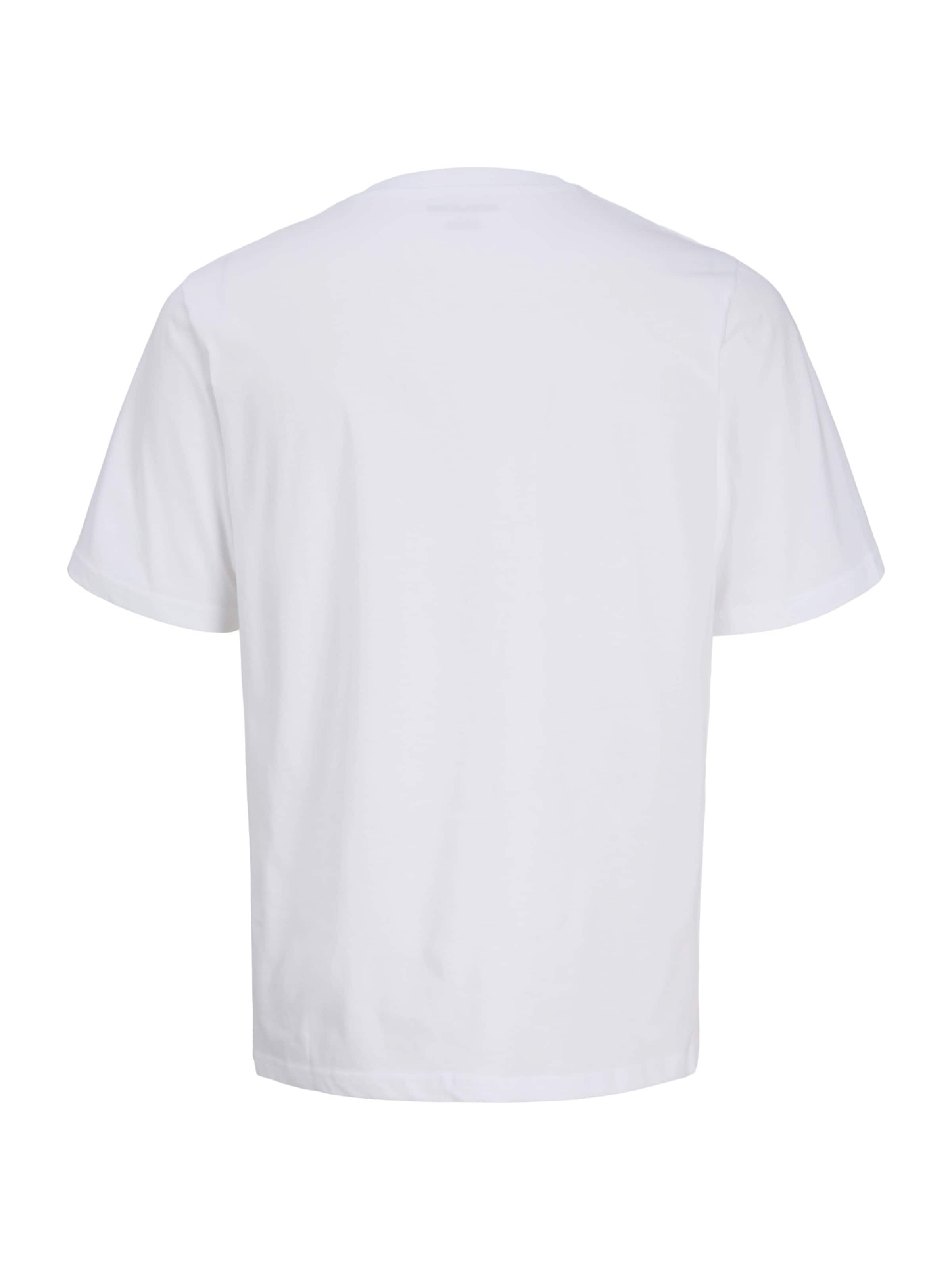 JACK & JONES Тениска 'JJKENDRICK' в бяло
