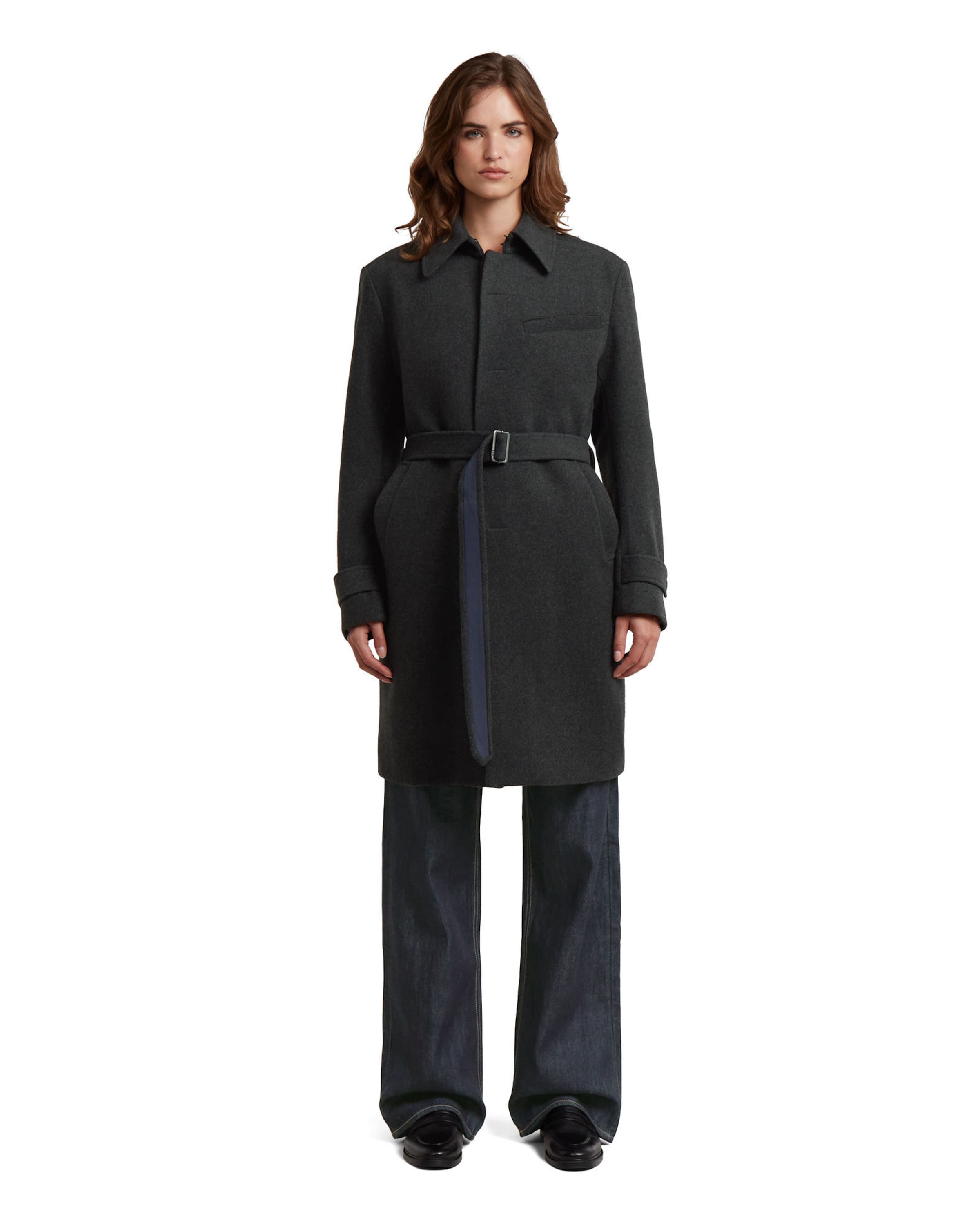 G-STAR Tussenmantel 'Wool Car' in Grijs