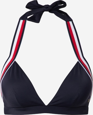 Tommy Hilfiger Underwear Triangle Bikini top in Blue: front