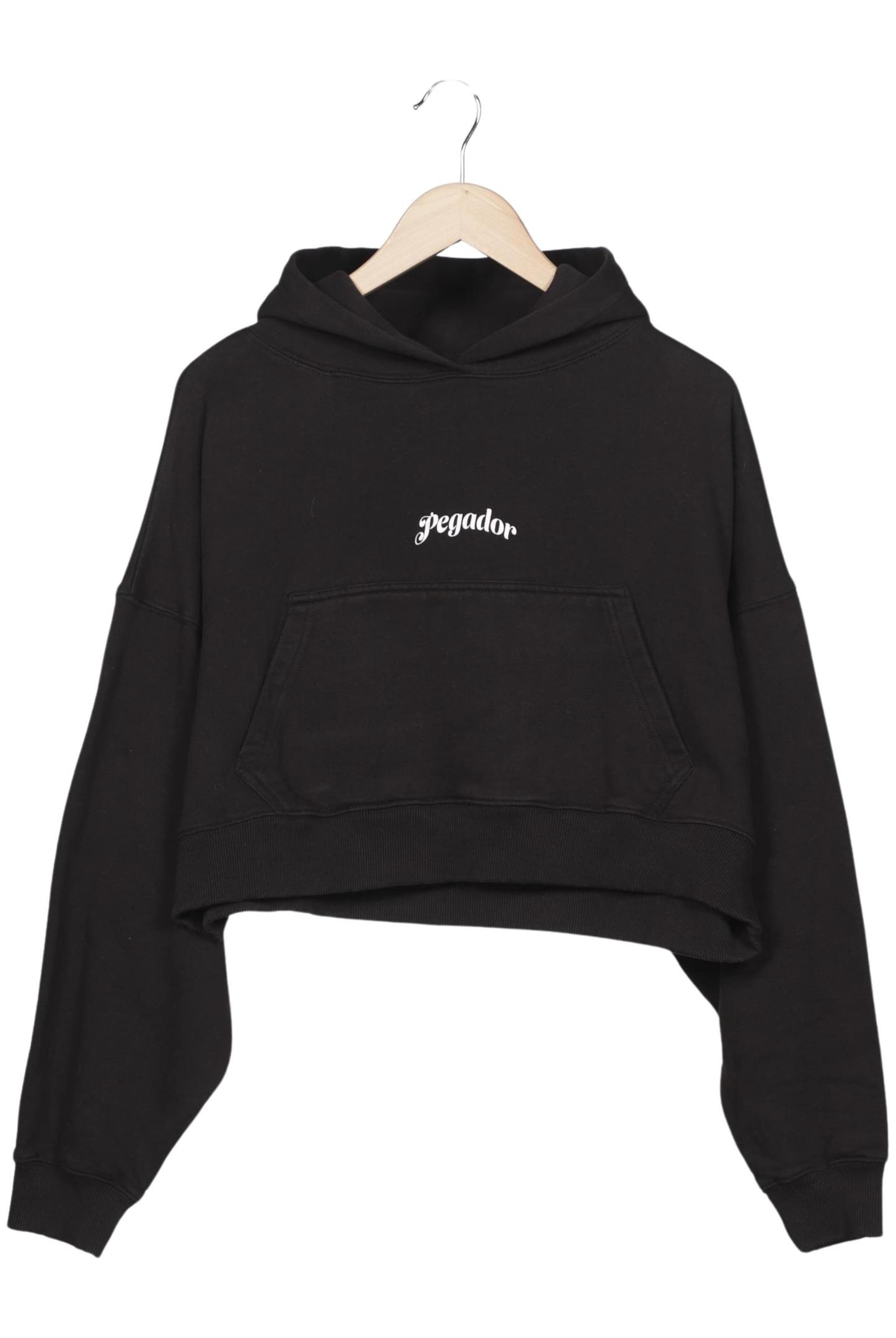 Pegador Kapuzenpullover M in Schwarz: Vorderseite