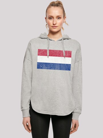 F4NT4STIC Sweatshirt in Grijs: voorkant