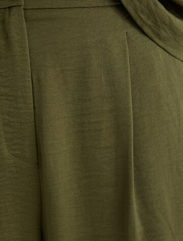 Koton Loose fit Pleat-front trousers in Green