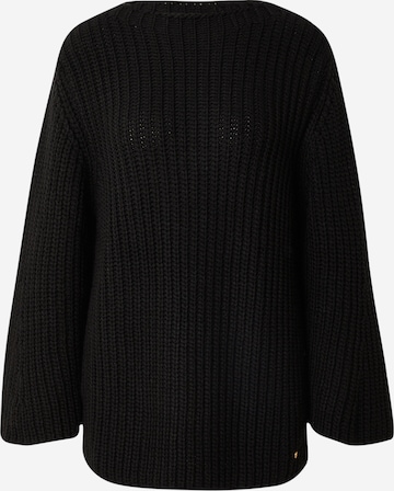 LTB Vyšívaný top 'MOZEGE' - Čierna: predná strana