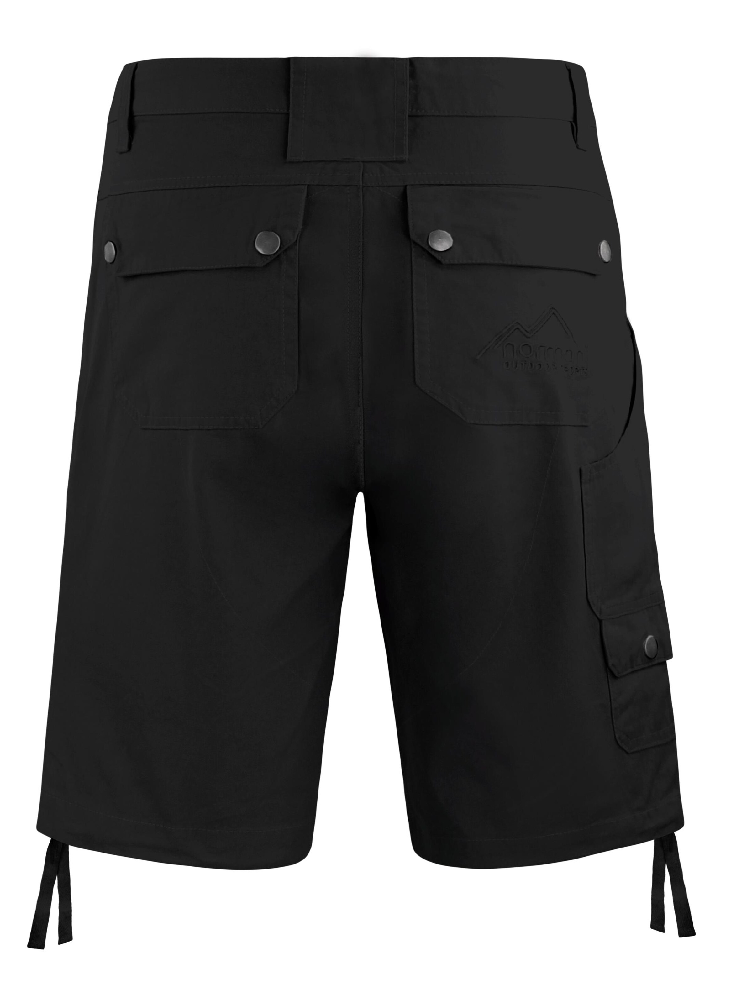 normani Regular Outdoorbroek 'Mojave' in Zwart