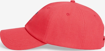 Tommy Jeans Cap in Orange: front