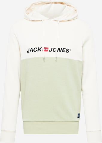 JACK & JONES - Sudadera en beige: frente