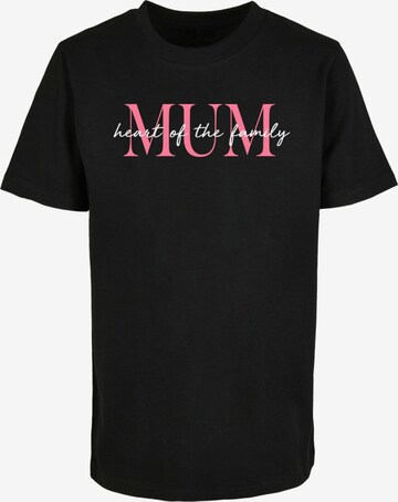 T-Shirt 'Mother's Day - Heart Of The Family' ABSOLUTE CULT en noir : devant