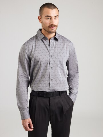 GUESS - Ajuste regular Camisa en azul: frente