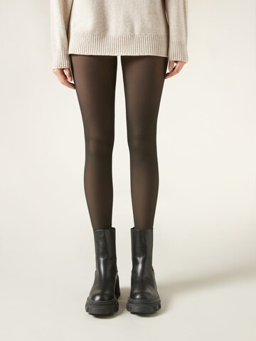 CALZEDONIA Tights in Brown