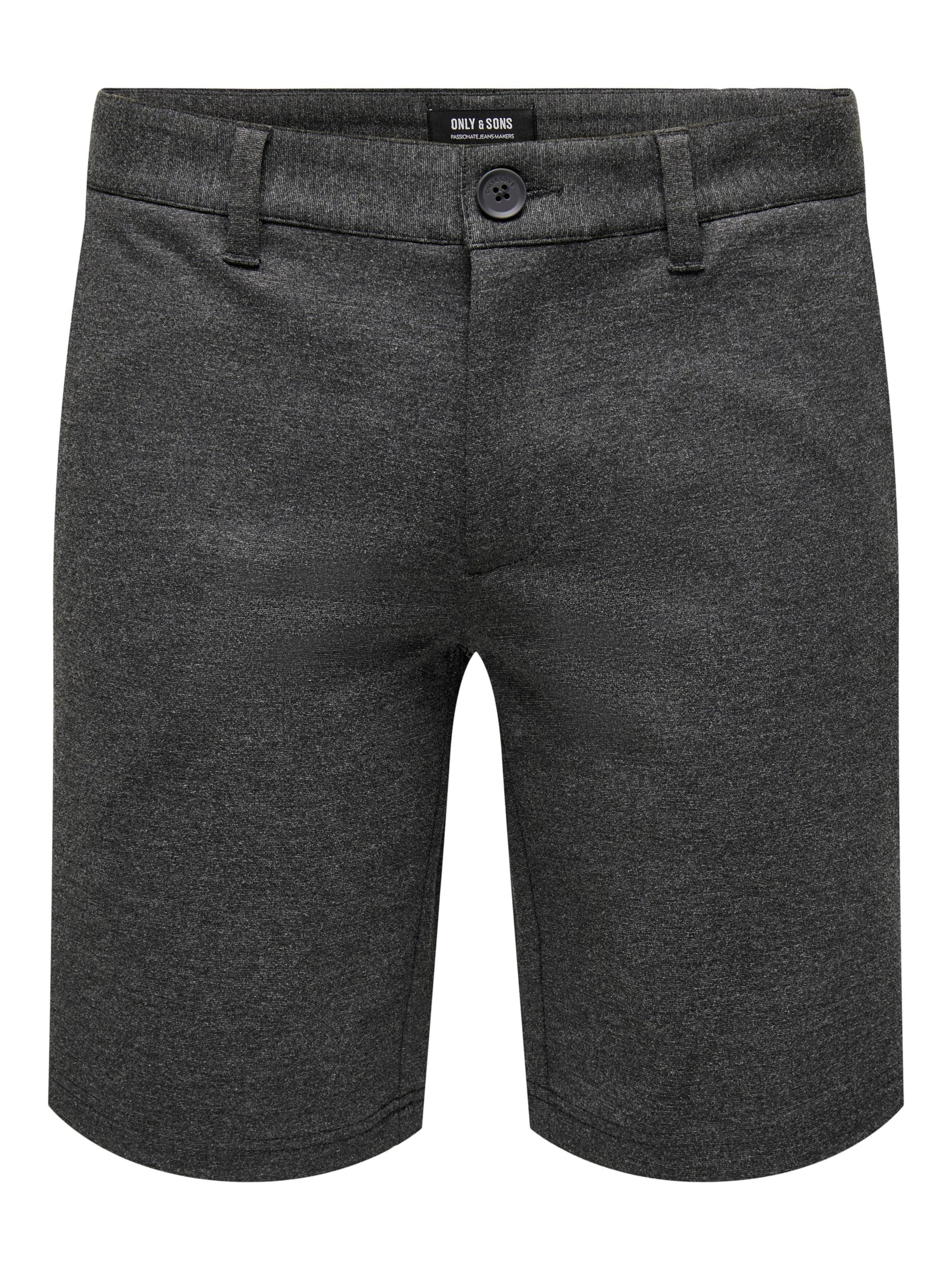 Only & Sons Regular Chino Pants 'Mark' in Grey: front