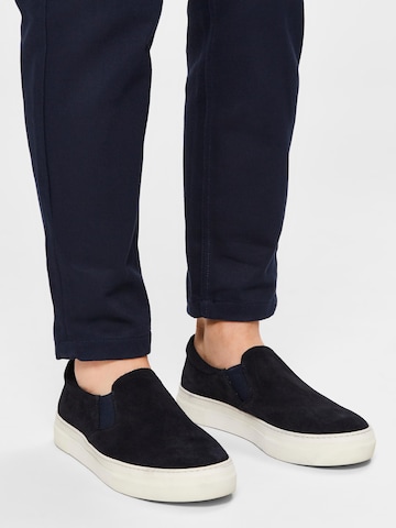 SELECTED HOMME Mocassins 'SLHDAVID' in Blauw: voorkant