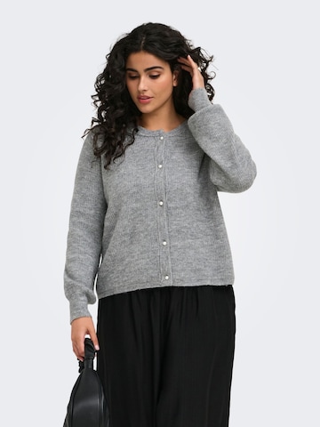 ONLY Carmakoma - Cárdigan 'CARRose' en gris: frente