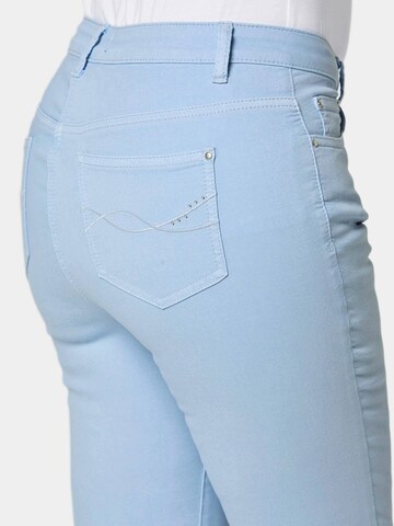 Skinny Jean 'Bella' Goldner en bleu