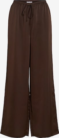 Pantalon 'VIEllette' VILA en marron : devant
