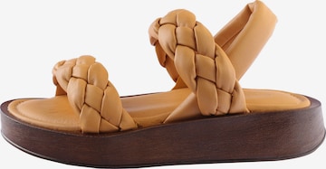 D.MoRo Shoes Sandale 'Avipola' in Gelb: predná strana