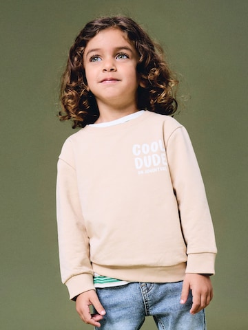 NAME IT - Sudadera en beige: frente