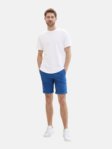 TOM TAILOR Slimfit Chino in Blauw