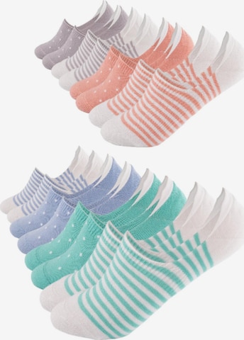 footnote Füßlinge in Mischfarben: Vorderseite