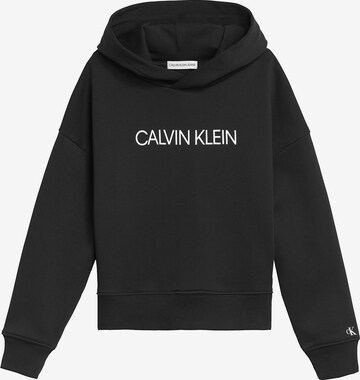 Calvin Klein Jeans Sweatshirt 'Institutional' i svart: framsida