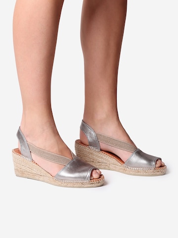 Toni Pons Espadrill i silver