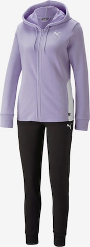 PUMA Trainingspak in Lila: voorkant