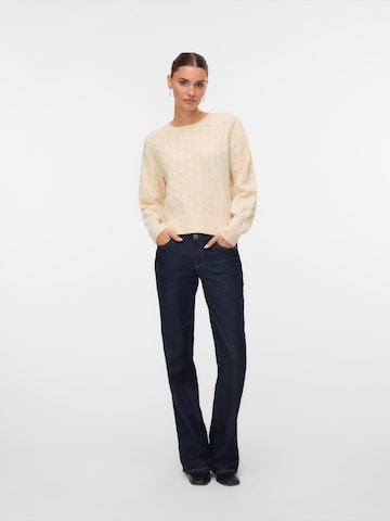 VERO MODA Pulóver - bézs