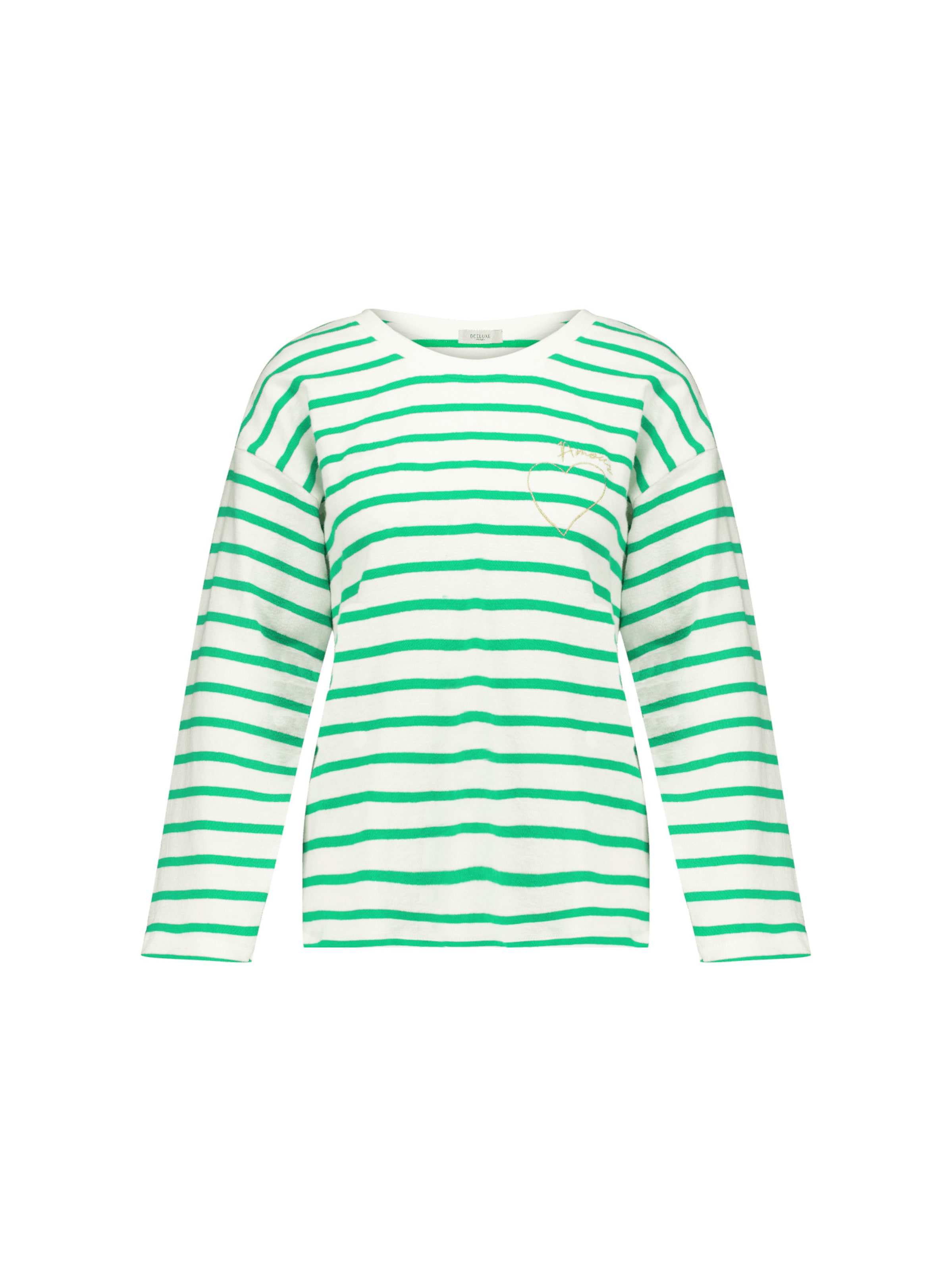 T-shirt 'Manila' Deeluxe en vert : devant