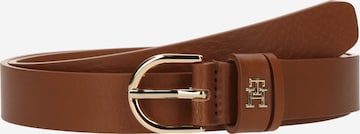 Cintura 'ESSENTIAL EFFORTLESS' di TOMMY HILFIGER in marrone: frontale