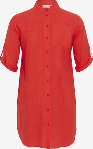 KAFFE CURVE Tunika 'Paula' i rød: forside