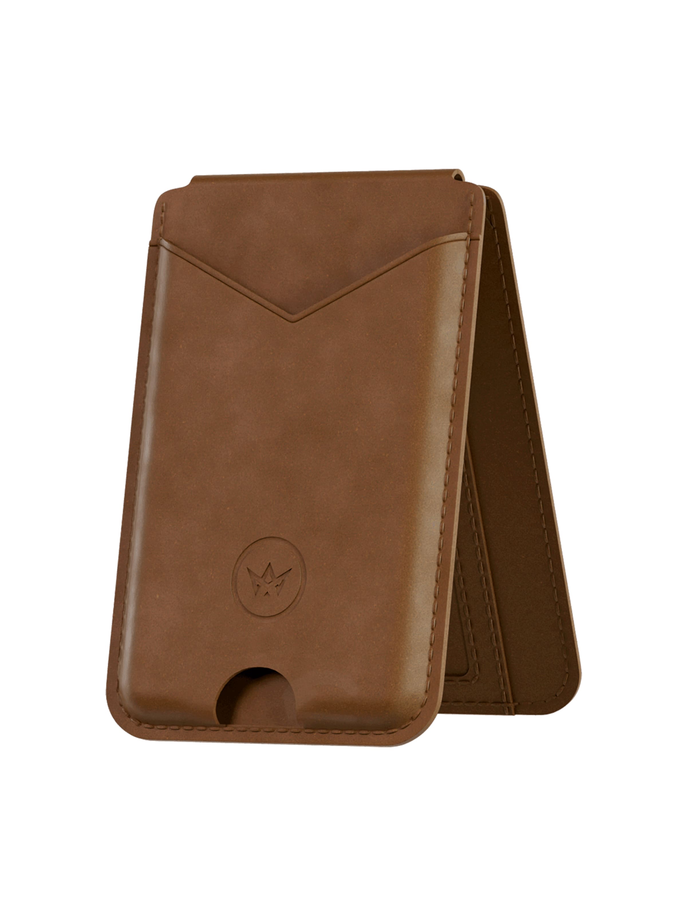 Prowallet Wallet 'MagSafe Deluxe' in Brown: front