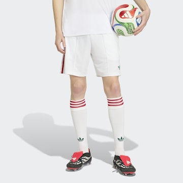 ADIDAS PERFORMANCE Regular Sports trousers 'Hungary 26 Away' in White: front