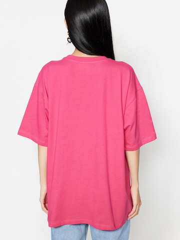 T-shirt oversize Trendyol en rose