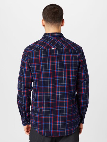 Tommy Jeans Regular fit Button Up Shirt in Blue