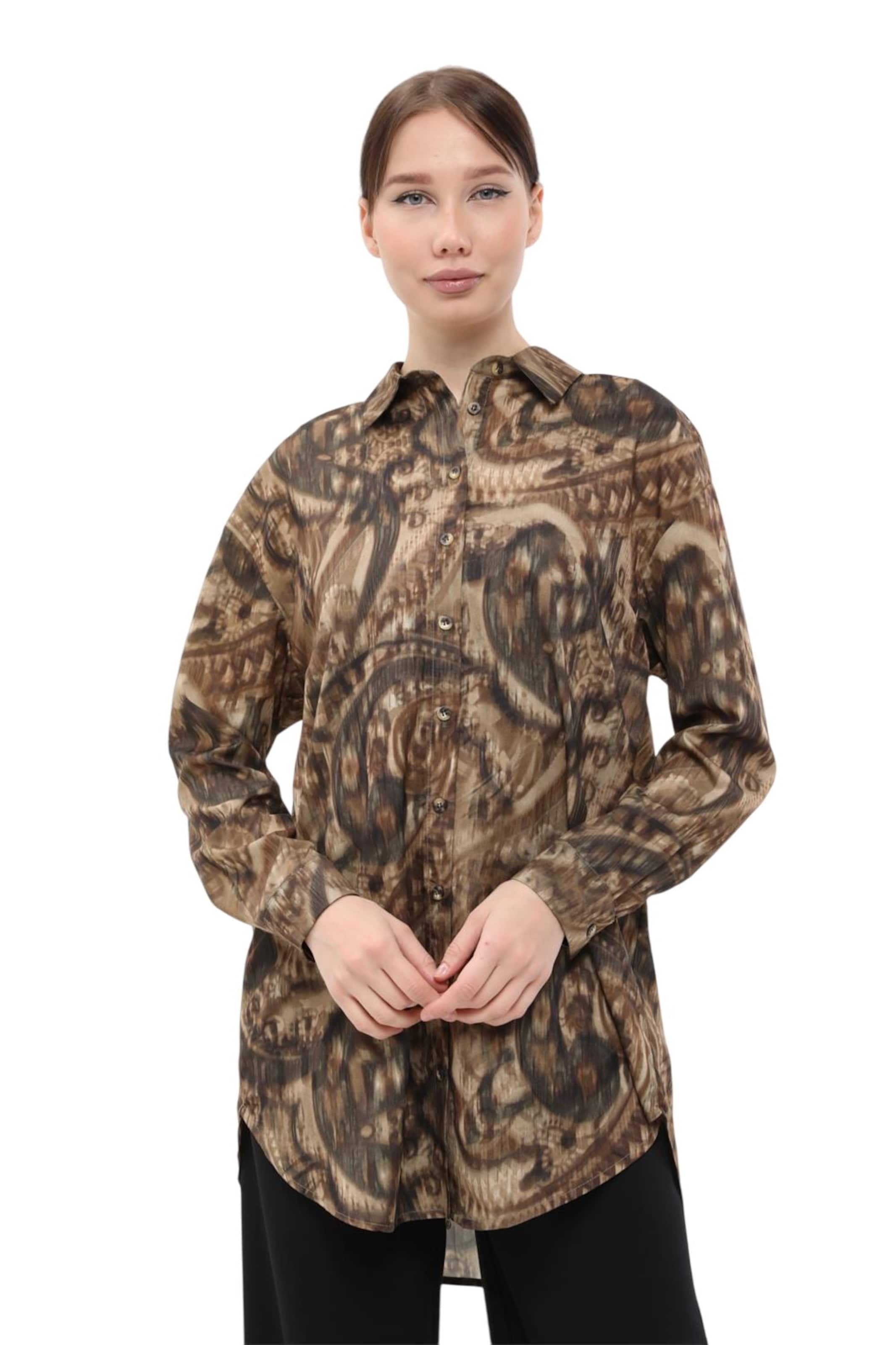 HOME STORE Blouse in Brown: front