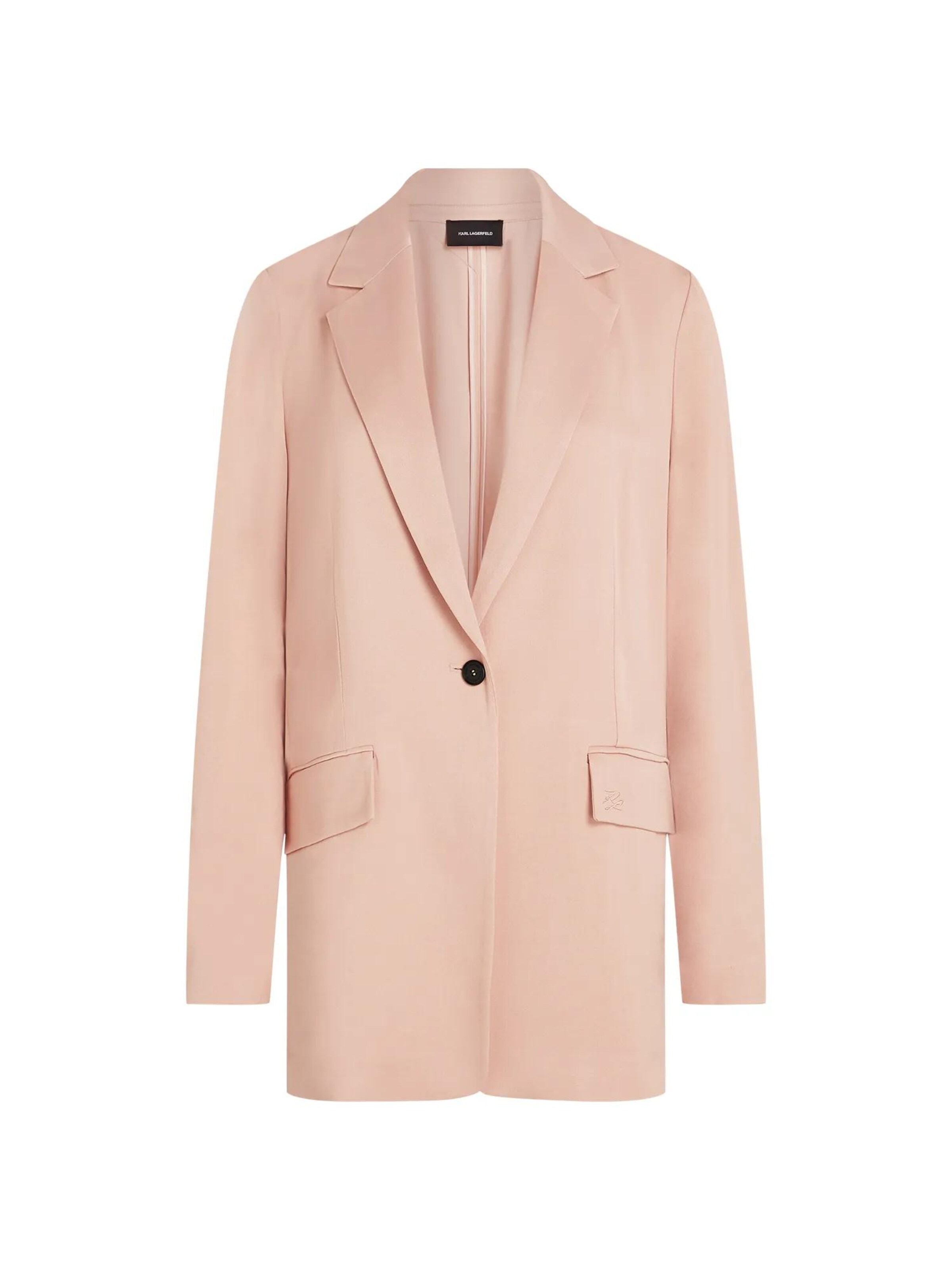 Karl Lagerfeld Blazer | roza barva: sprednja stran