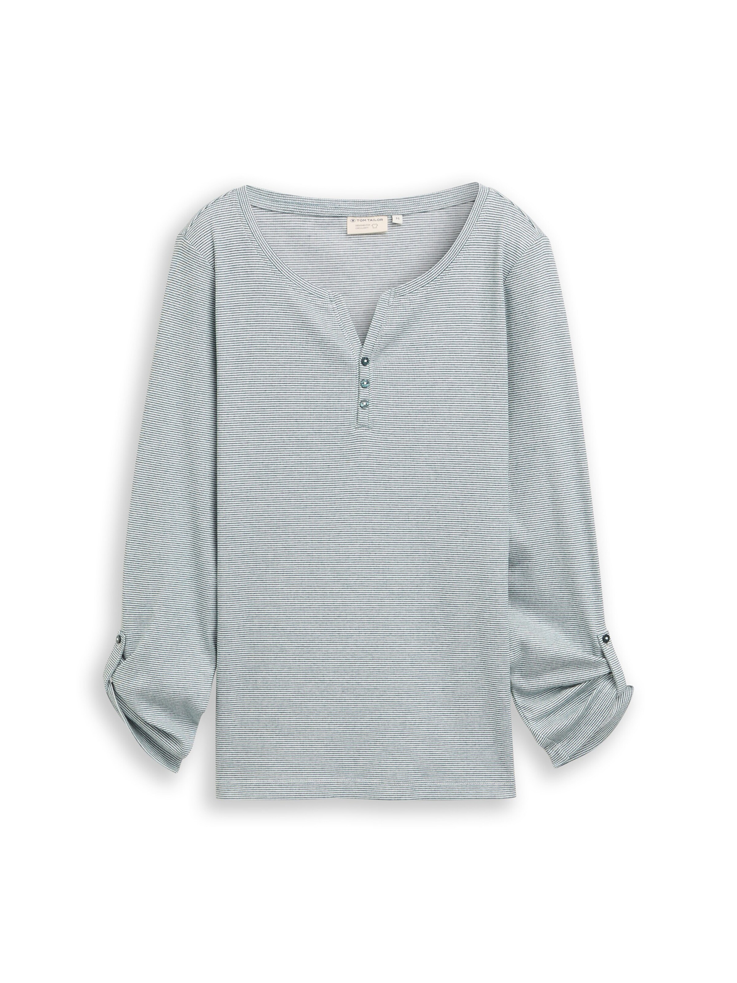 TOM TAILOR Тениска в зелено: отпред