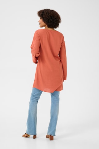 Cream Tunic 'Venta' in Orange