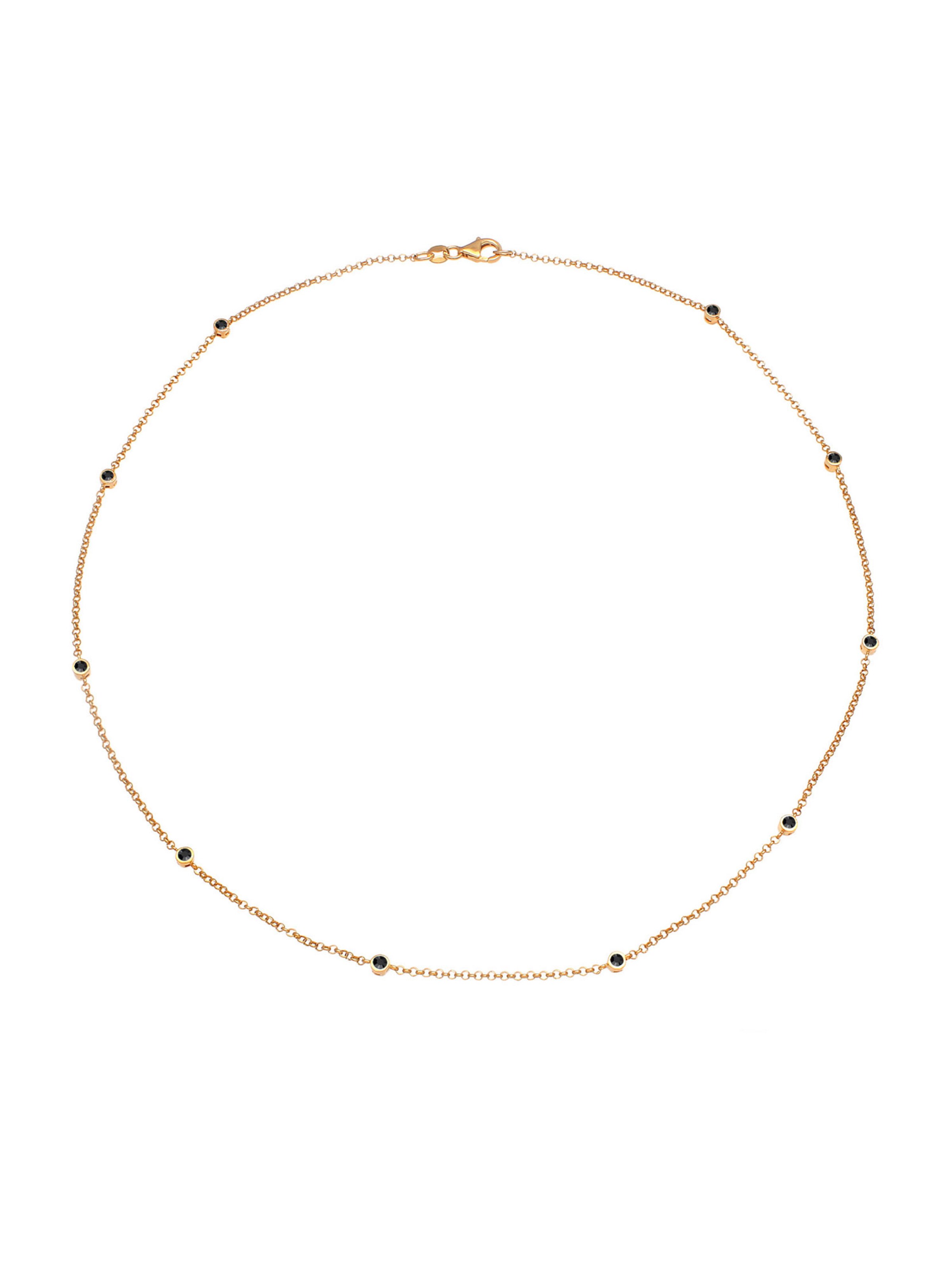 Chaîne 'Solitär' ELLI en or : devant