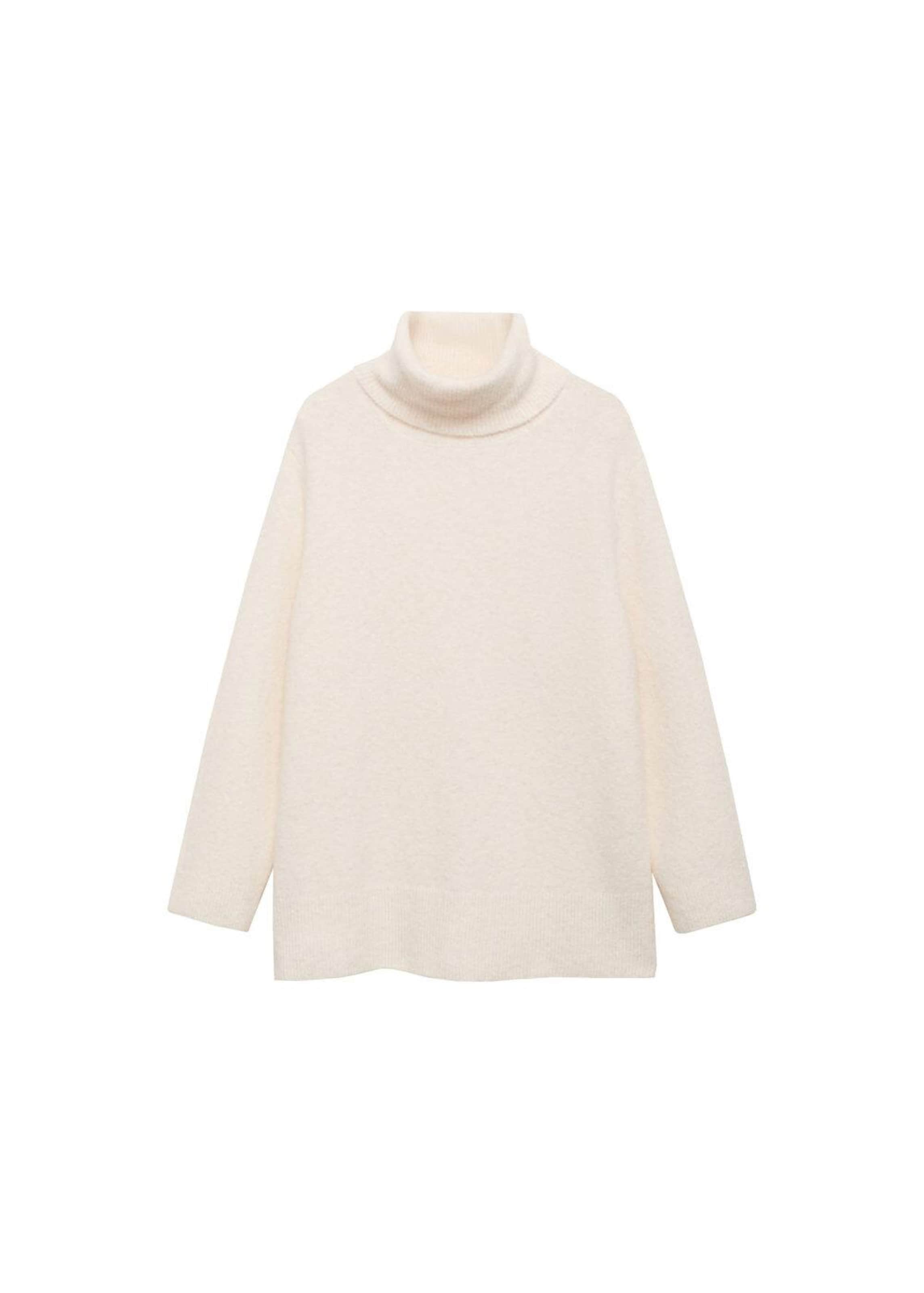 MANGO Pullover 'Camilo' in Weiß: Vorderseite