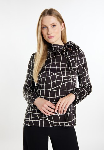 DreiMaster Klassik Blouse in Zwart: voorkant