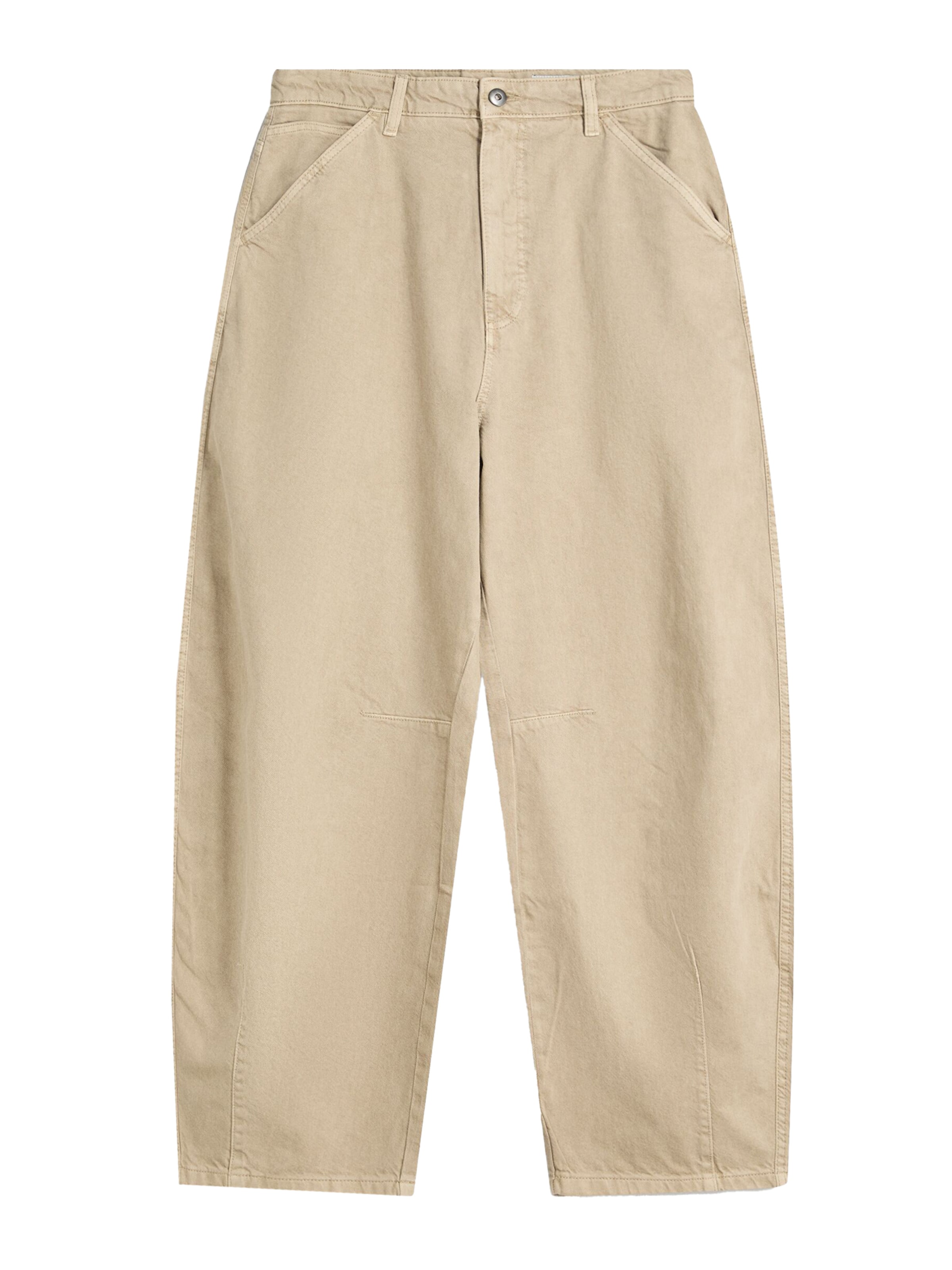 Bershka Baggy Jeans i beige: forside